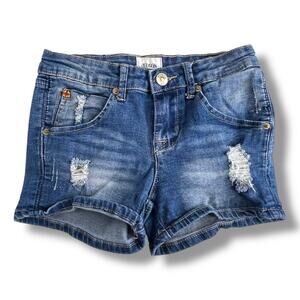 Girls Hudson Distressed Jean Shorts Size 12